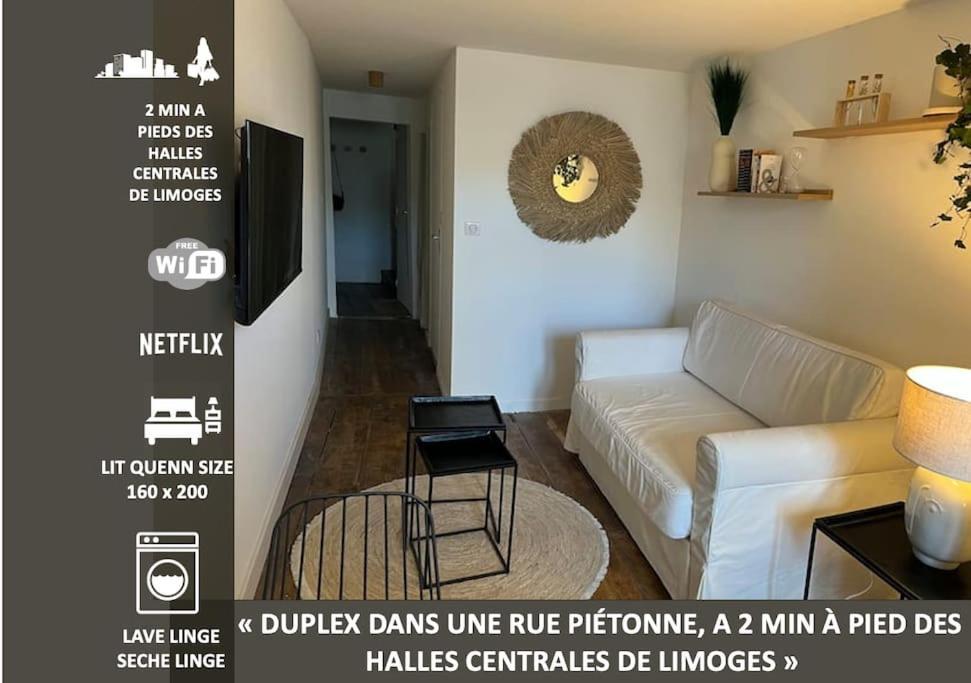 Superbe Duplex Hypercentre Dans Une Rue Pietonne Limoges Exterior foto